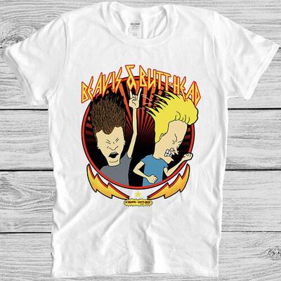 Beavis Und Butthead Heavy Metal TV-Show 80er Lustiges Meme Geschenk T-Shirt M1144