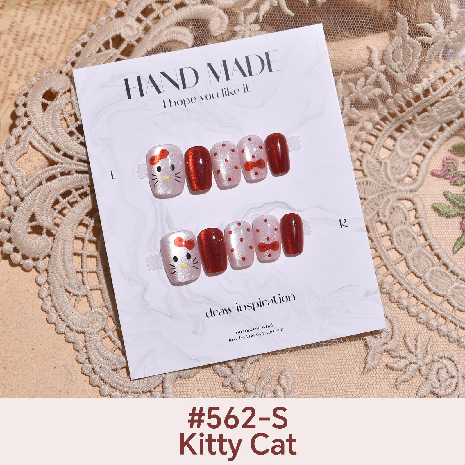 

27Style Choice кошачий глаз накладные ногти короткие ручной работы накладные ногти с наклейками инструменты полное покрытие типсы с желеобразным клеем