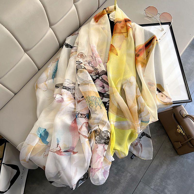 Lüks 190X135CM Güneş Koruyucu Eşarp Yeni Kış Sıcak Paşmina Eşarplar Kadın Moda İpek Hicab Hediye Çift Stil Kaşmir Şallar