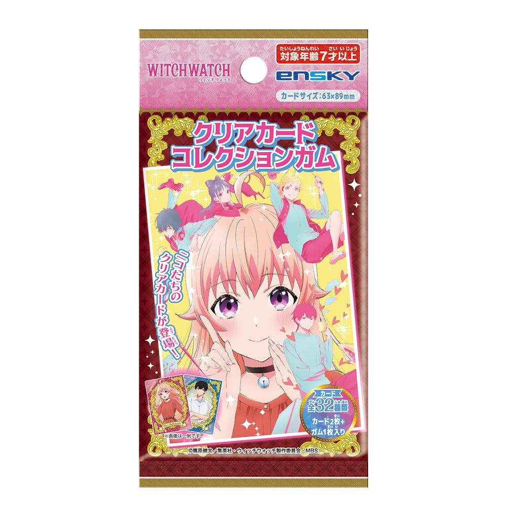 

ТВ Аниме Коллекция Прозрачных Карт Жевательная Резинка Издание Ограниченного Тиража Первого Пресса Коробка Witch Watch 16 Пакетиков (Конфеты-игрушки)