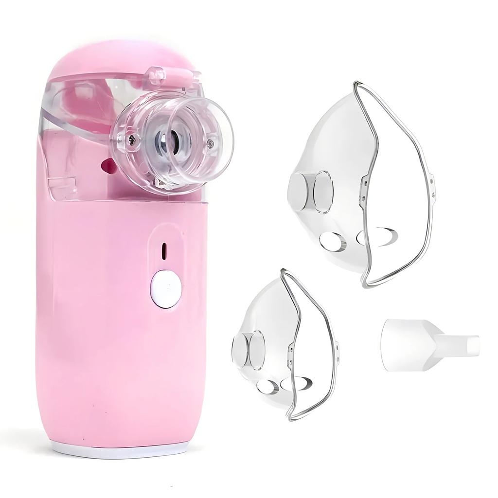 Portable Nebulizer Mini Handheld Inhaler Silent Ultrasonic Inhaler Medical Grade Nebulizer for Baby and Adult Cough Asthma
