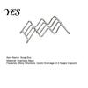 Durable Stainless Steel Soap Holder Holder, Drain Tray, Wave Shaped 2-3 Dual Sided Tray Soaps Sponge Organizer for Bathroom Shower Kitchen Countertops