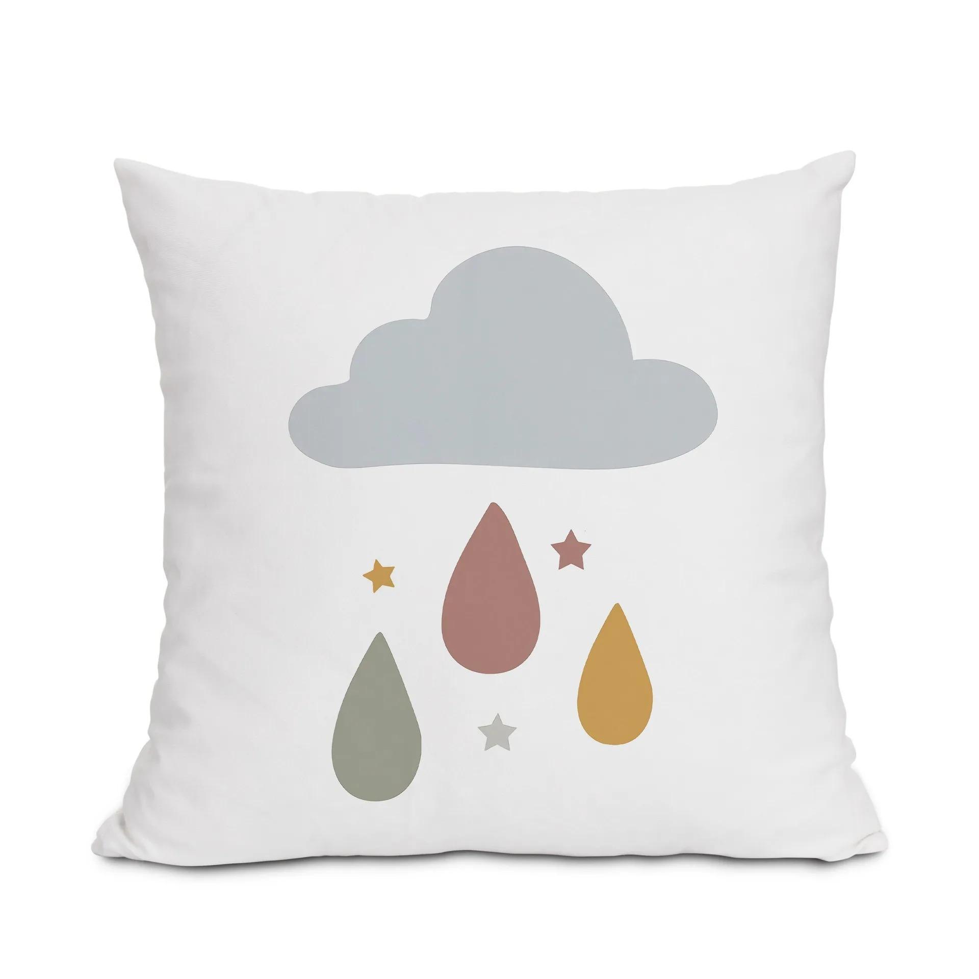 

Наволочка с принтом в богемном стиле «Солнце, Луна, Радуга» для домашнего декора, гостиная, диван, кресло, наволочка для спальни 40x40cm