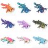 14cm 3D Printing Chameleon Toy Simulation Eyeball Chameleon Animal Model Figure Home Decoration Creative Toy Gifts