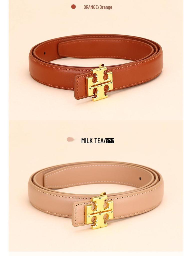 Hochwertiger Damen-Modegürtel aus Rindsleder - Vielseitiges Statement-Taillenaccessoire für Hosen, Japanischer & Koreanischer Stil.