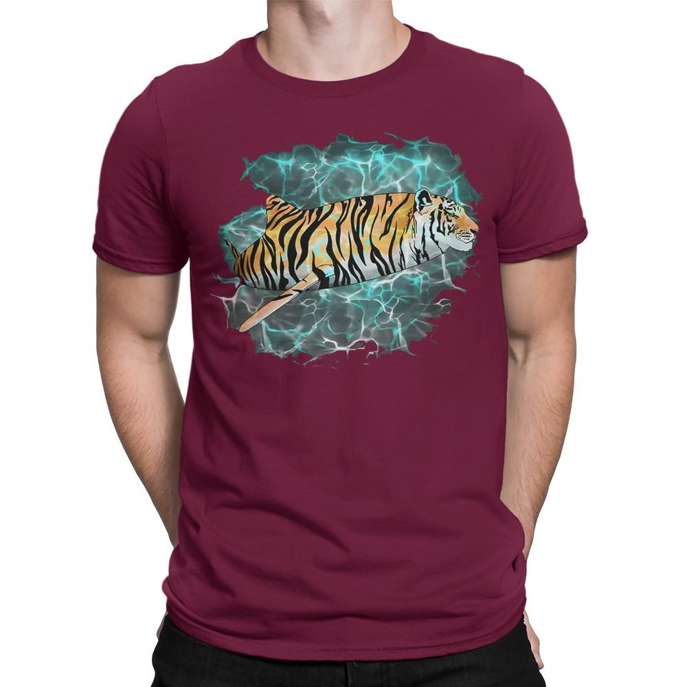 Tiger Shark Cats Animals Cute Funny Pun Humor Mens Womens TShirts Top 2XL