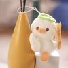 8 cm sleutelhanger hanger PP katoen volledig gevuld zacht mooi knuffel hangend ornament cartoon knuffel speelgoed pluche eend pop zak hanger partij gunst