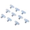 10Pcs Radiator Valve Key Heater Wrench Hand Tools Radiator Water Tap Plumbing Bleeder Key Exhaust Valve Key Enduring
