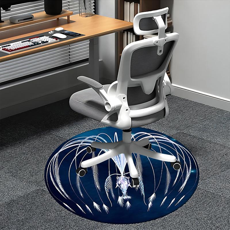 

Avatar Elegant Chair Mat Round Carpet - Home Decor , Sofa Rug , Office Mat , Gift for Any Room0163b 80cm by 80cm