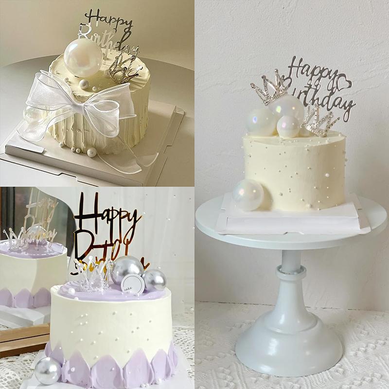 Children Girls Hollow Out Design DIY Simulated Butterfly Ornaments Alloy Crown Cake Topper Decorative 9 Styles