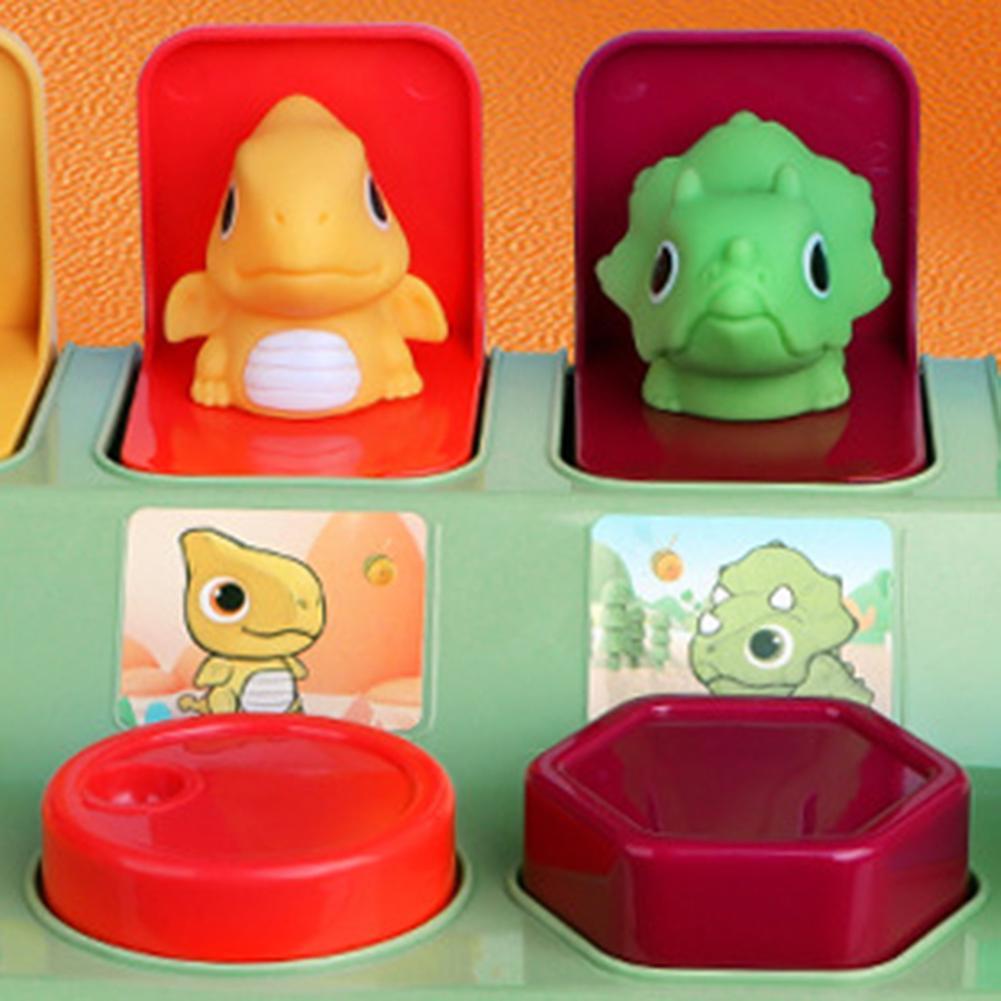 4 Mini-Dinosaurier Plastikbox Stoßfest Langlebig Dinosaurier Spielzeug Intellektuell Frühe Bildung Spielzeugkisten