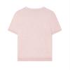 FILA Solid Color All Over Print Casual Round Neck Short Sleeve Knit Top Women tops Light-Cherry-Blossom-Pink F11W421407FPK