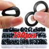 Rubber Sealing O-Ring Oil Sealing Grommet Gasket Electrical Cable Holes Conductor Wiring Blanking Washer Faucet Assortment Kit