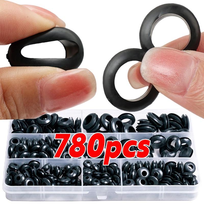 Rubber Sealing O-Ring Oil Sealing Grommet Gasket Electrical Cable Holes Conductor Wiring Blanking Washer Faucet Assortment Kit