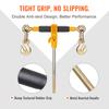 SucceBuy 2PCS Ratchet Chain Binder 3/8"-1/2" with G80 Chains 12000 lbs Adjusting Handle Tie Down Hauling for Flatbed Trailer