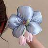 Sweet Tulip Big Hair Rope Elastic Large Hair Scrunchies Trendy Flower Scrunchies  Party