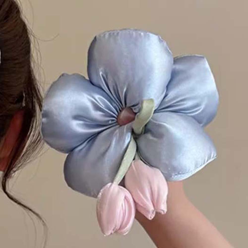 Sweet Tulip Big Hair Rope Elastic Large Hair Scrunchies Trendy Flower Scrunchies  Party