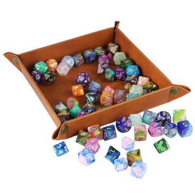 Folding Dice Tray - Portable Folding Dice Rolling Tray for DND,RPG Game or Dice Game - Quiets Rolling Dice