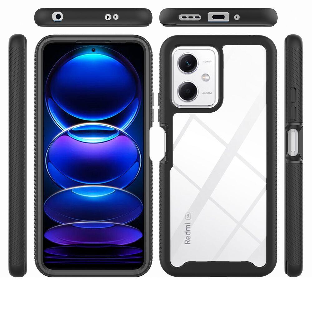 Case for Xiaomi Redmi Note 12 5G / POCO X5 5G, Shockproof, with Foil, Black