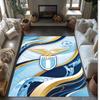 Lazio FC Fußball Muster Weicher Teppich Nicht Rutschender Indoor Boden Teppich Sport Dekor Matte für Schlafzimmer