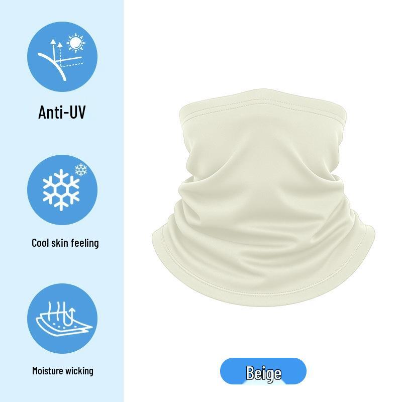 Dětský letní kreslený nákrčník z ledového hedvábí - UV ochrana a multifunkční šátek na hlavu pro cyklistiku