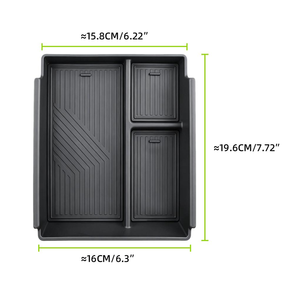 Car Armrest Storage Box for Mitsubishi Xpander 2025 2026 Center Console Organizer Tray Holder Plate Interior Accessories