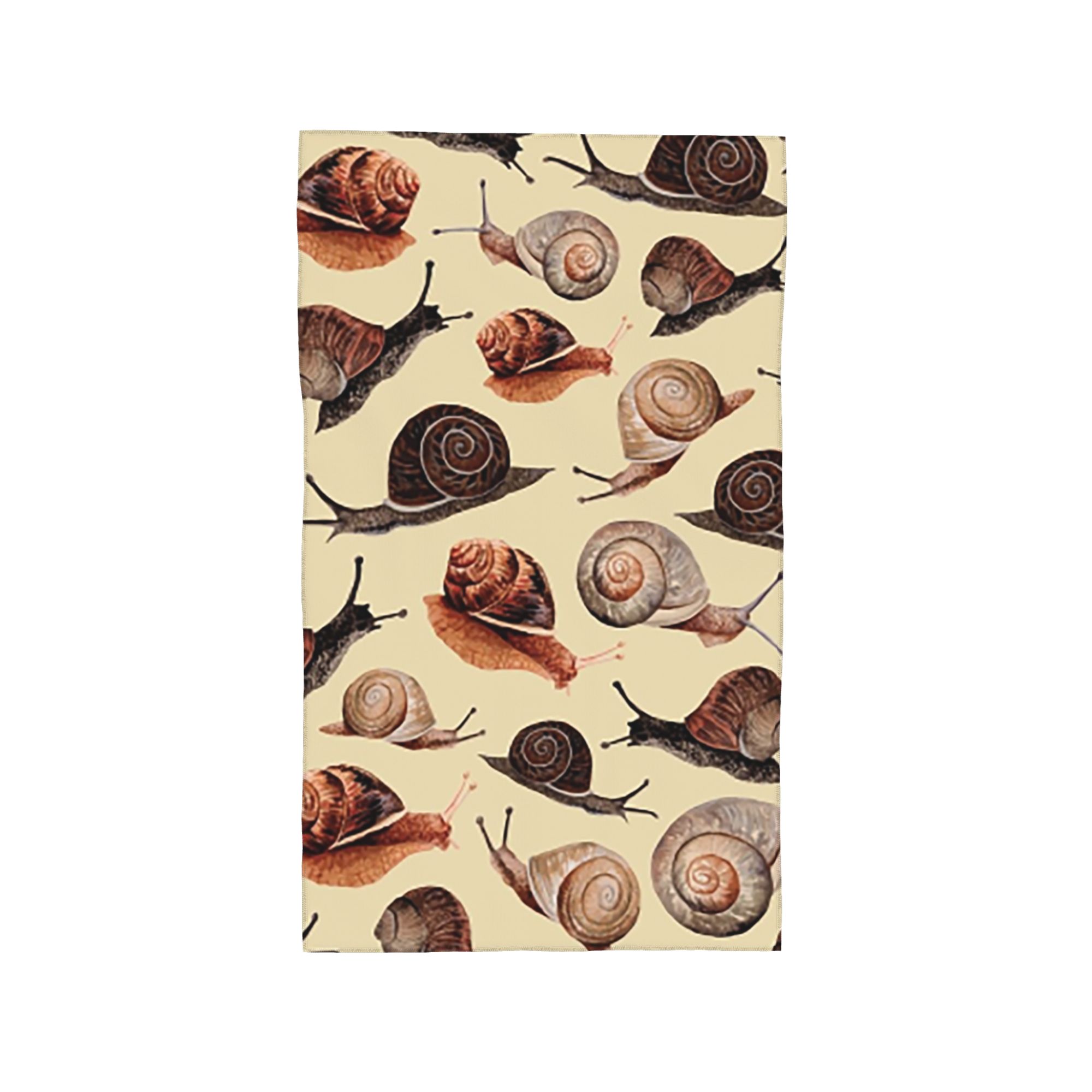 A Slew of Snails Soft Face Towel Quick Dry Pool Bath Cotton Towels Breathable W40*H60(CM)