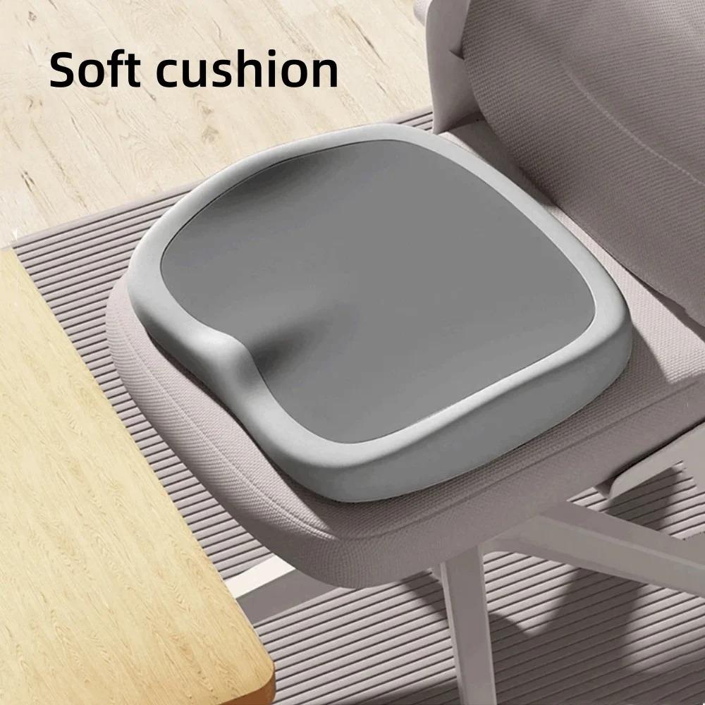 Practical Ergonomic Office Chair Cushion Soft Anti Slip Seat Cushion Slow Rebound Thickened Seat Mat For Long Sitting