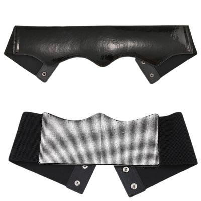 Gothic Einfarbig Lift Up Weibliche Taille Korsett Breite Faux Leder Gürtel Frauen Mode Abnehmen Bund Einstellbare Korsett