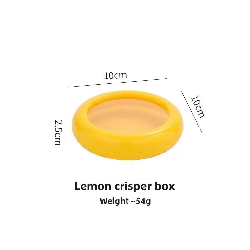 

Refrigerator Food Storage Containers, Fresh-Keeping Box with Lid, Stackable Plastic Organizer for Fruits, Vegetables, Onions 1pcs жовтий