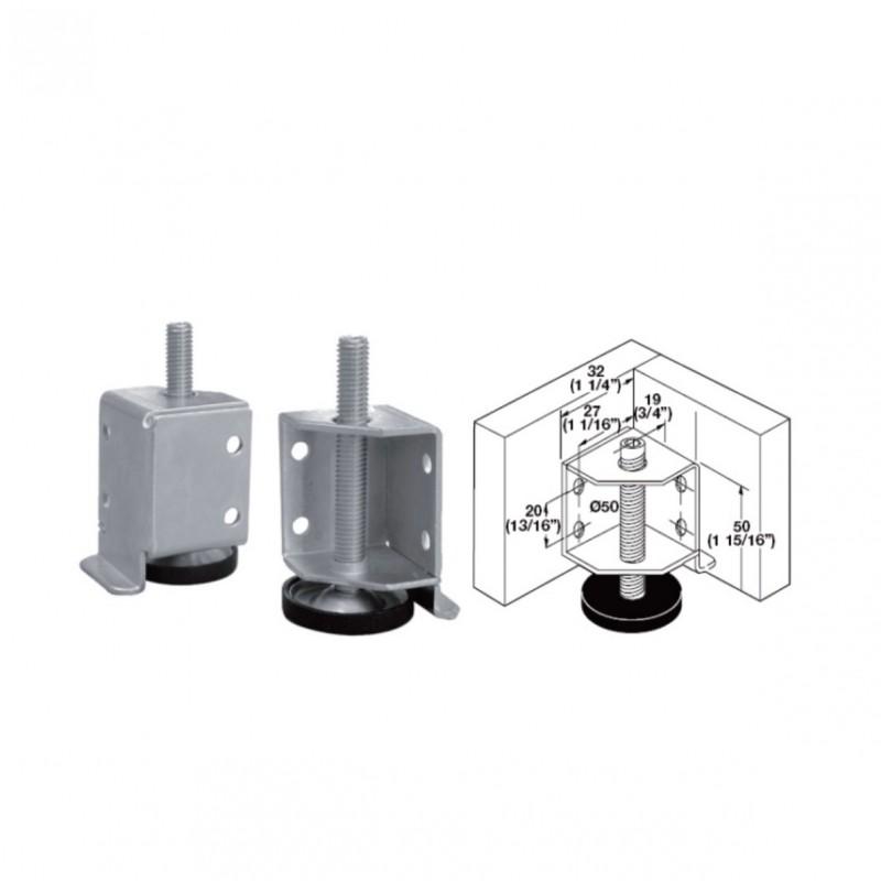 Heavy Duty Cabinet Leveling Foot Adjustable Support Leg Kitchen Wardrobe Storage Unit Zinc Plated Carbon Steel
