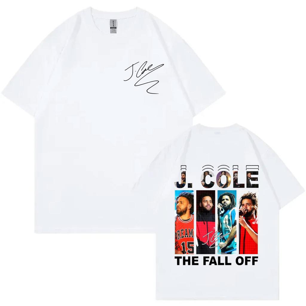 Rapper J Cole Graphic T Shirts The Fall Off Tour 2026 Merch Tshirt Men Women Clothing High Quality Fashion Short Sleeve T Shirt