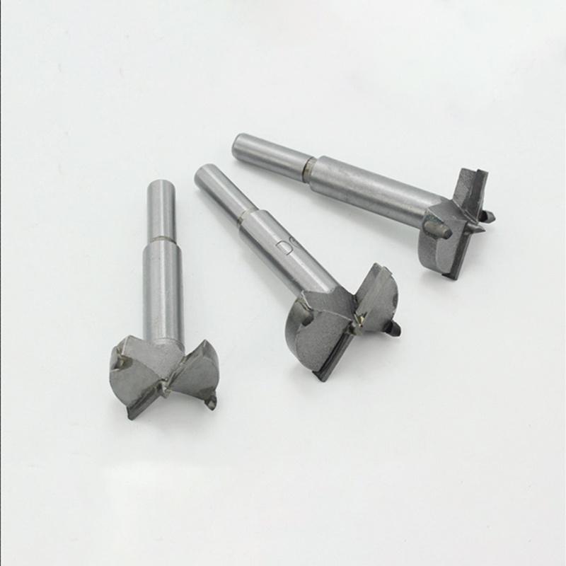 High-precision Forstner Wood Boring Hole Saw Auger Opener Triangular Cutter Tool Drill Bit For Smooth Drilling