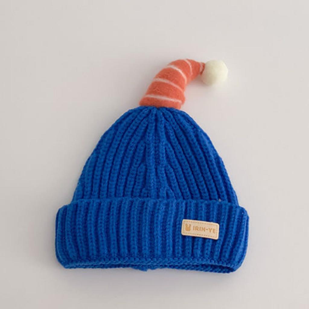 New Autumn and Winter Baby Ear Protection Hat, Warm and Cold Proof Hat, Comfortable Baby Double Ball Soft and Sticky Toe Cap