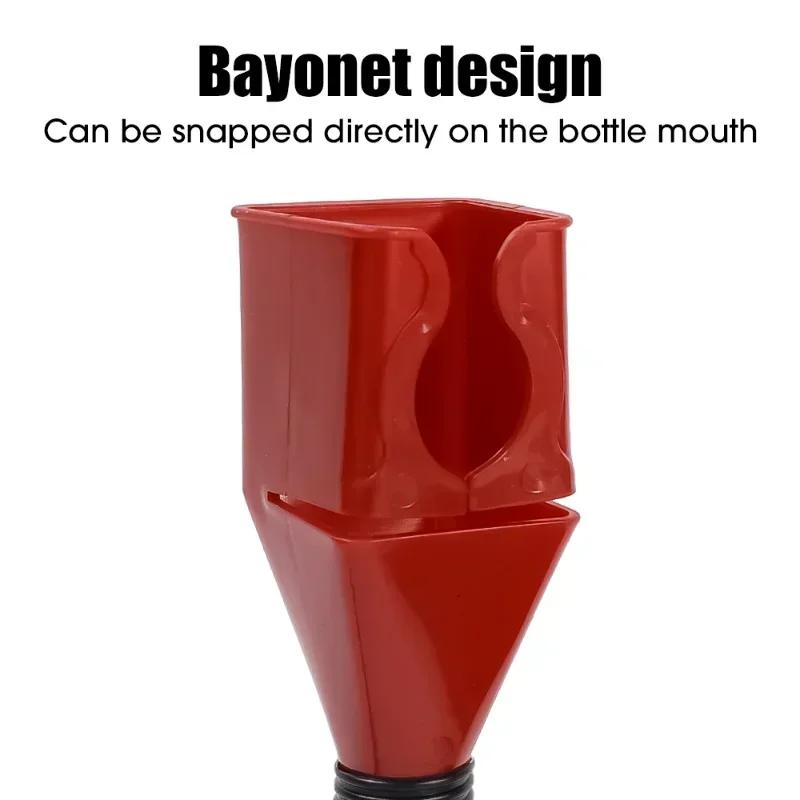 Funnels Accessorie Foldable Portable Telescopic Car Refueling Funnel Universal Engine Oil Gasoline Filter Transfer Funnels Tools
