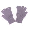 Winter Fingerless Gloves for Women Men Thermal Mink Fur Touchscreen Half Finger Gloves for Cold Weather
