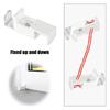 62KD 4Pcs Pleated Blind Bracket Fixing Clip Accessories L-Shape Roller Curtain Clamp