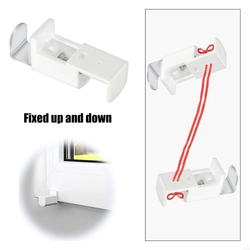 62KD 4Pcs Pleated Blind Bracket Fixing Clip Accessories L-Shape Roller Curtain Clamp