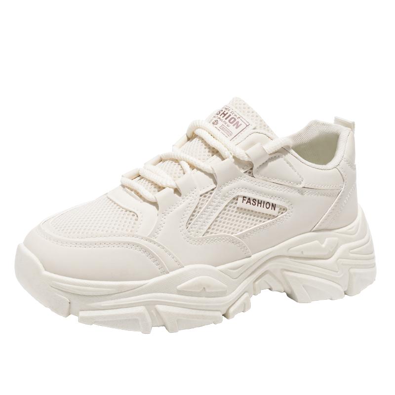 

Men popular casual thick soled sports shoes are fashionable trendy versatile breathable lightweight soft soled shoes for summer 44