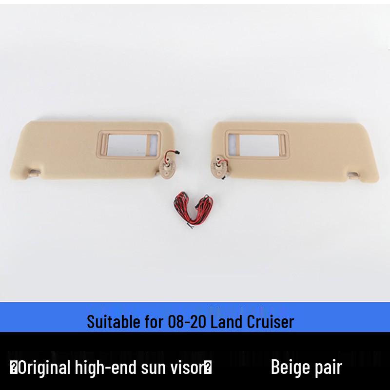 08-21 Land Cruiser Sun Visor Sunshade Front Windshield Makeup Mirror with Light