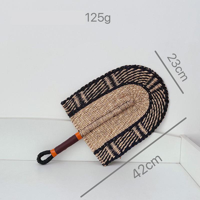 

Соломенный веер настенное украшение трава плетеный вручную веер подвесные украшения для спальни фон свадебный декор для дома