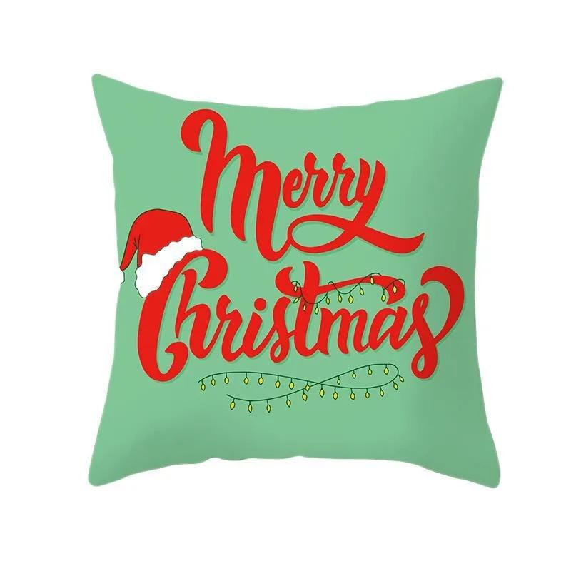 Christmas Tree Pattern Fashion Pillow Office Seat Cushion Cover Christmas Cover Luxury Home Decor