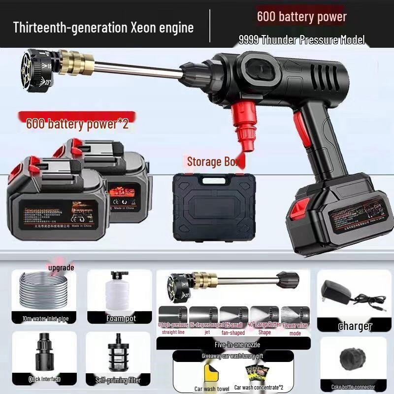 Banque Cordless High-Pressure Car Washer CN plug (adapter included)