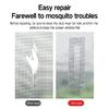 1 Roll Window Screen Repair Tape Self Adhesive Mesh Tape Door Window Net Broken Holes Repairing Fix Patch Anti Insect Mosquito