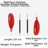 6 Colors Convertible Detachable Single/Double Head Oar Paddle  for SUP Board and Kayak