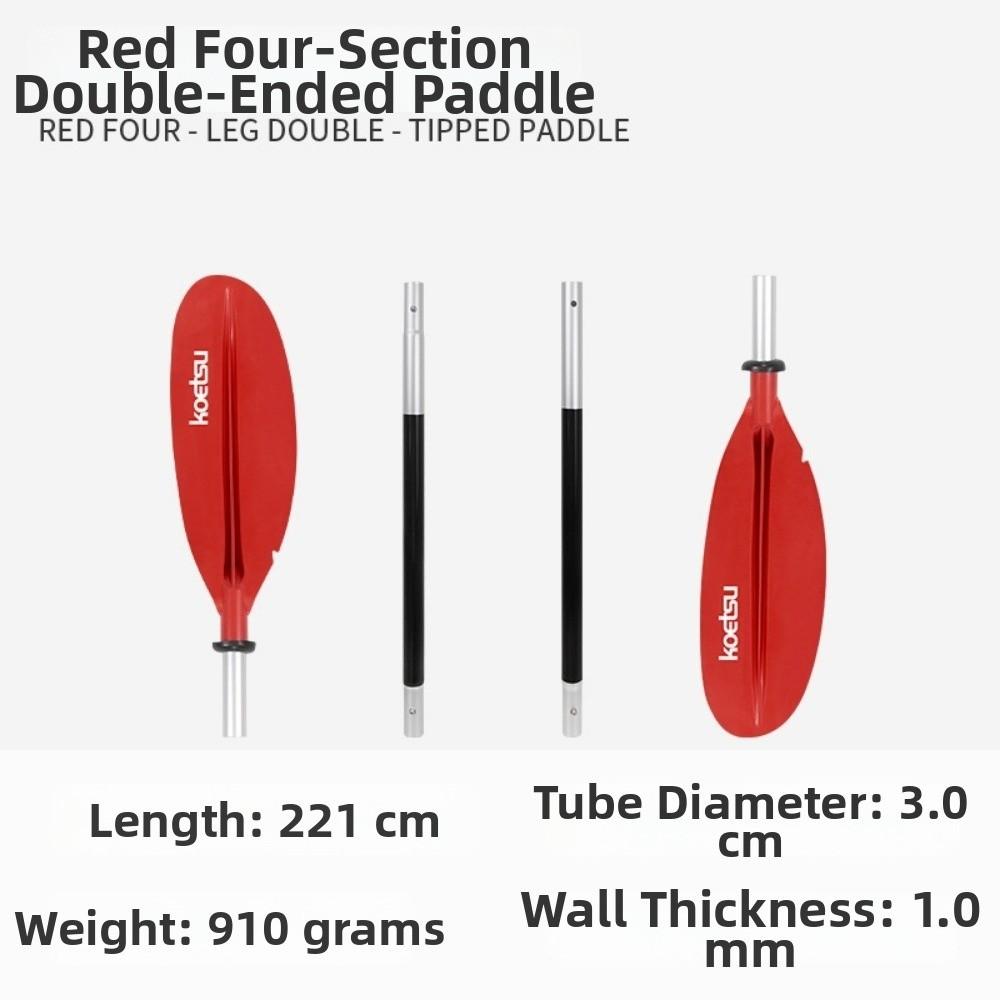 6 Colors Convertible Detachable Single/Double Head Oar Paddle for SUP Board and Kayak