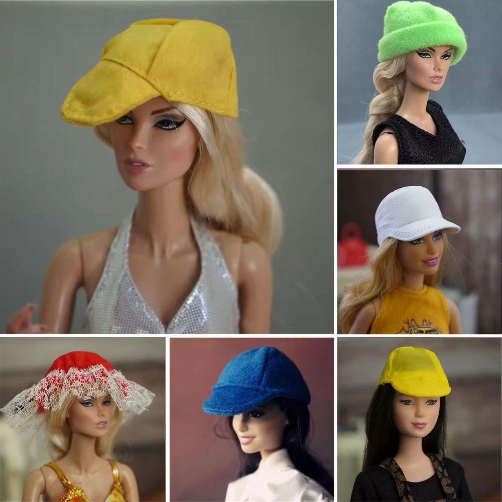 Multi-Styles Fashion Woolen Hat Fashion Cowboy Suny Hat High Quality Kids Gift  30cm Doll 1/6 Doll