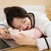 Customizable Cartoon Embroidery U-Shaped Memory Foam Neck Pillow for Travel & Home