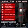 Launch X431 TSGUN TPMS 315/433 MHZ 2in1 RF-Sensor X-431 TSGUN Car Tire Pressure Sensor Detector Programming Diagnostic Tool