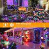 Weihnachtsbaum-RGB-Fantasiefarblicht, 100LED 10M WS2812B RGBIC-Licht, IP65 wasserdichte Bluetooth-Sprite-LED-Lichterkette